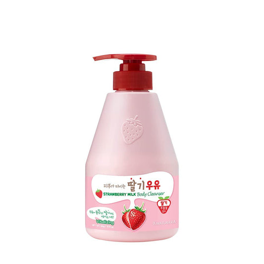 WELCOS KWAILNARA Milk Body Cleanser 560g (Banana, Peach, Strawberry)