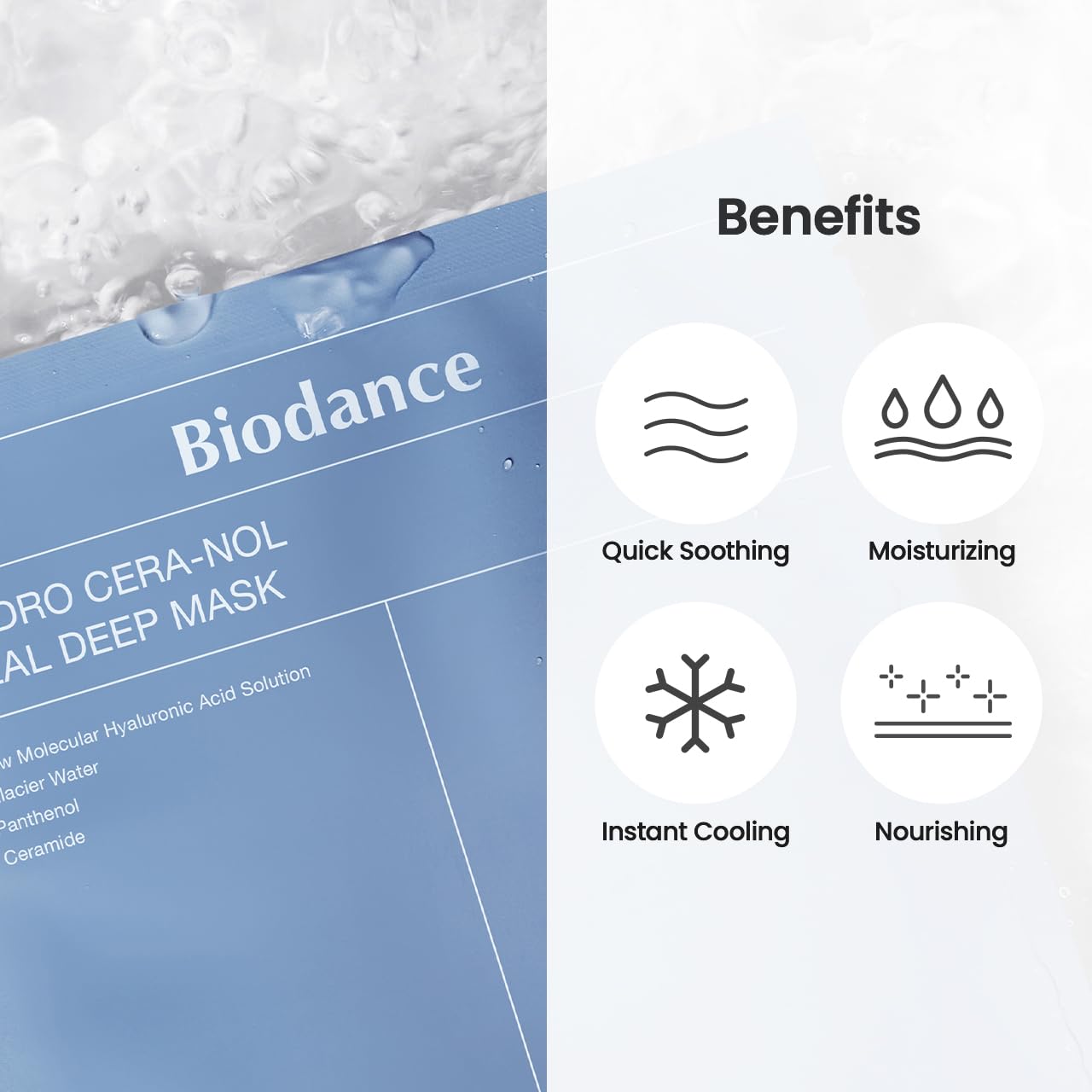 BIODANCE Hydro Cera-nol Real Deep Mask (Choose 1 or 4 each)