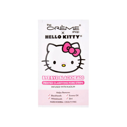 The Crème Shop Hello Kitty Bye Bye Blackheads Nose Pore Strips (Pack of 6)