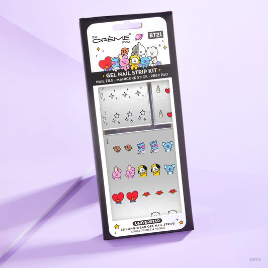 The Crème Shop | BT21: UNIVERSTAR Gel Nail Strips (Set of 35)