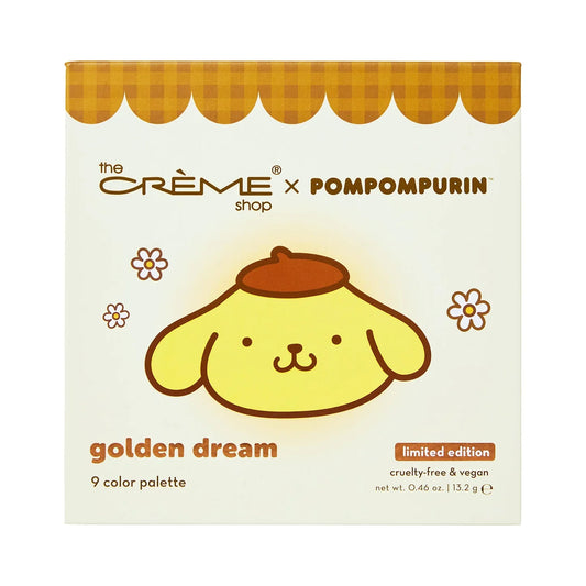 The Crème Shop Pompompurin Golden Dream Eyeshadow Palette