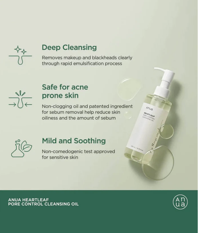 Anua Heartleaf Pore Control Cleansing Oil 200ml