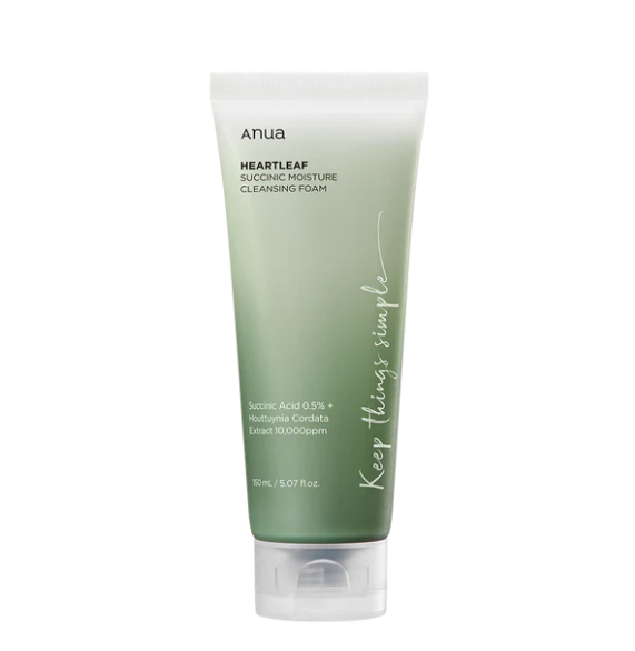 Anua Heartleaf Succinic Moisture Cleansing Foam 150ml