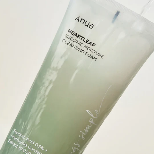 Anua Heartleaf Succinic Moisture Cleansing Foam 150ml