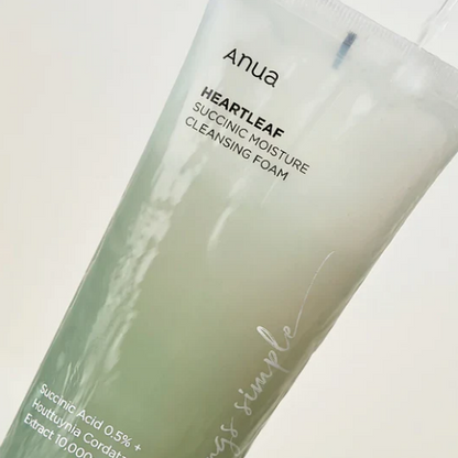 Anua Heartleaf Succinic Moisture Cleansing Foam 150ml