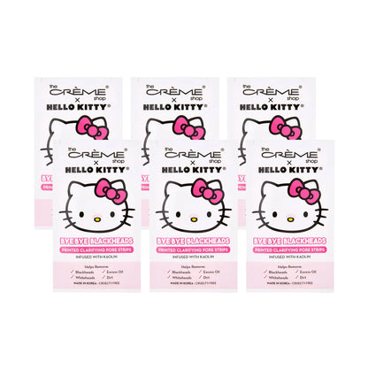 The Crème Shop Hello Kitty Bye Bye Blackheads Nose Pore Strips (Pack of 6)