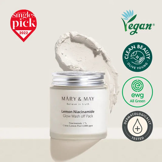 Mary&May Lemon Niacinamide Glow Wash Off Pack 125ml