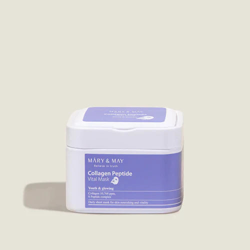 Mary&May Collagen Peptide Vital Mask (30ea)