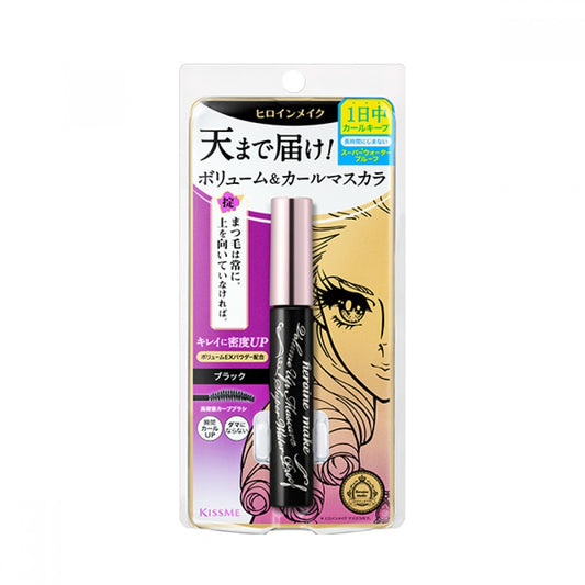 Isehan Kiss Me Heroin Make Prime Volume & Curl Mascara Super Waterproof [01 Black]